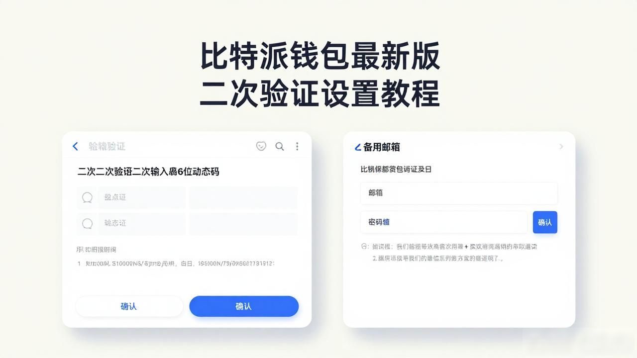 比特派钱包最新版二次验证设置教程