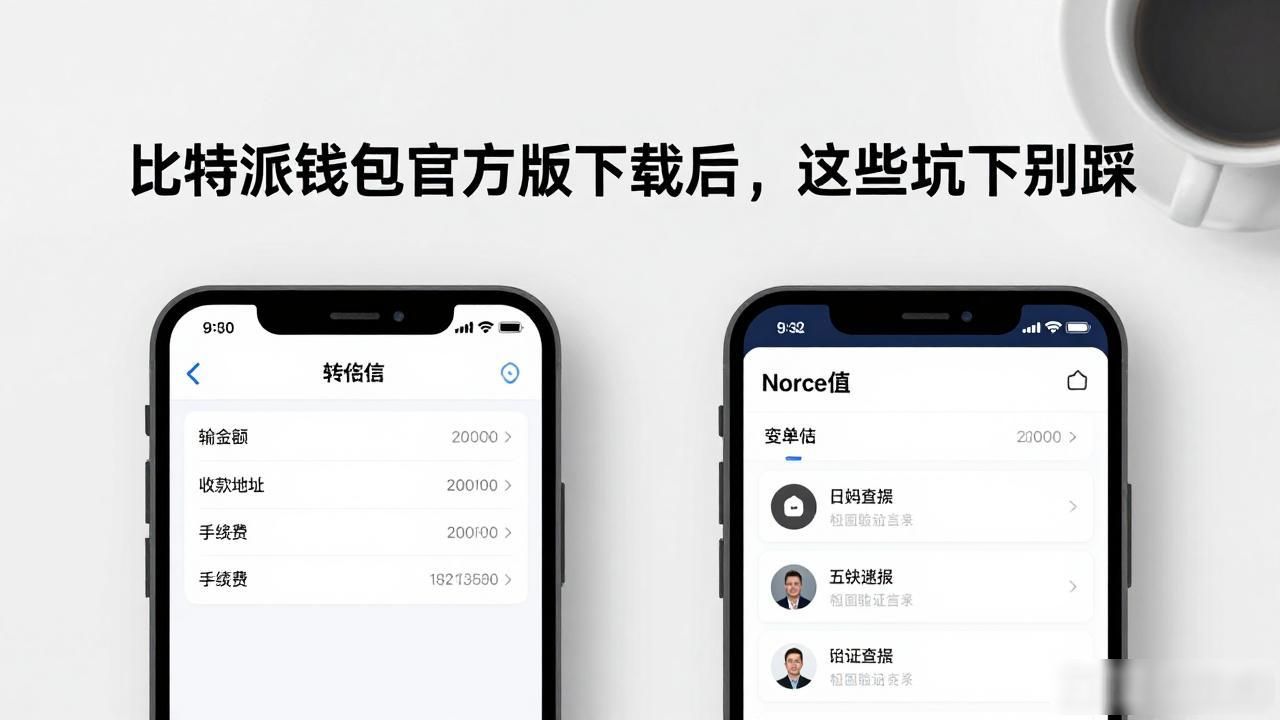 比特派钱包官方版下载后，这些坑千万别踩