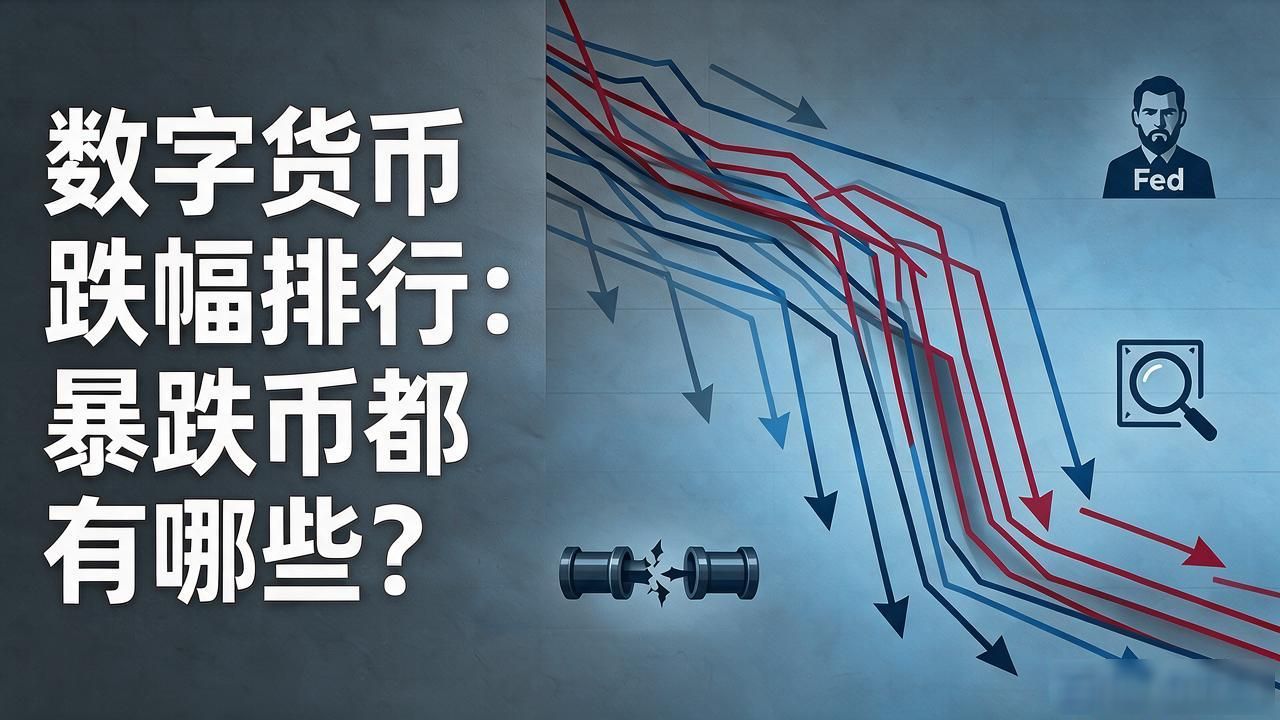 数字货币跌幅排行：暴跌币都有哪些？