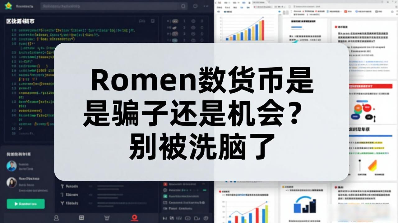 Romen数字货币是骗子还是机会？别被洗脑了
