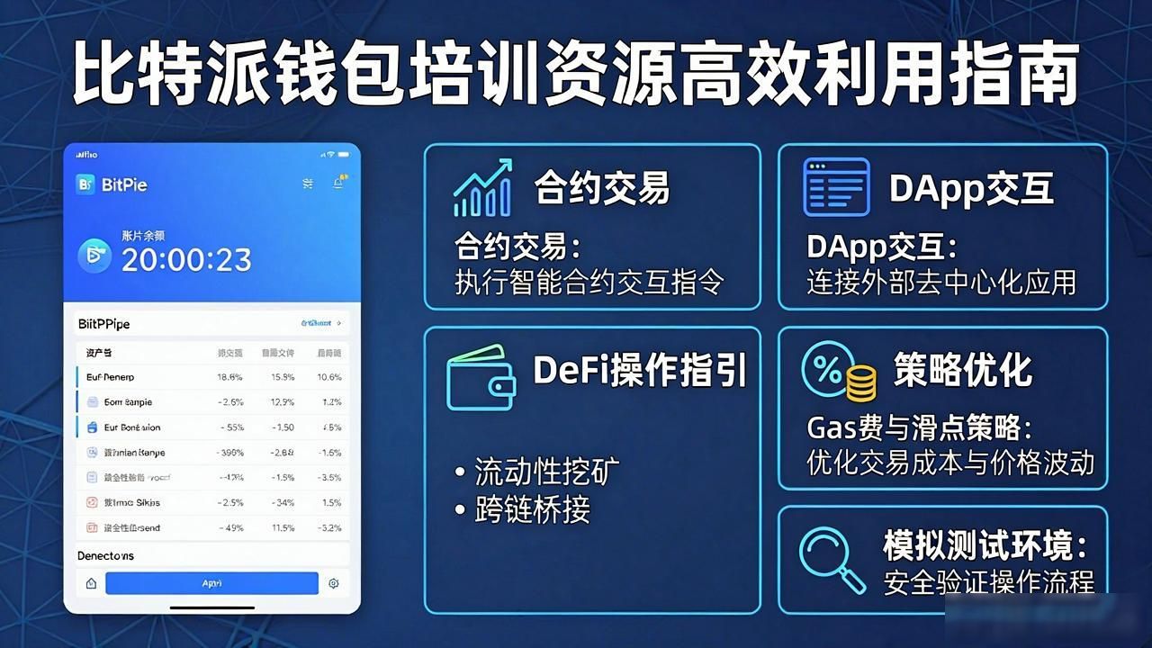 新手必看：比特派钱包培训资源高效利用指南