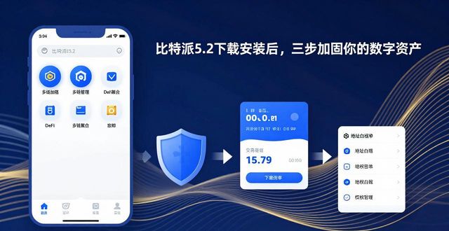 比特派5.2下载安装后，三步加固你的数字资产