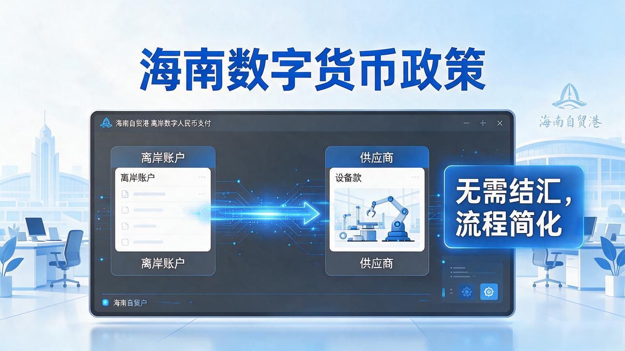 海南自贸港数字人民币跨境支付_数字人民币不可逆跨境支付_海南数字货币政策