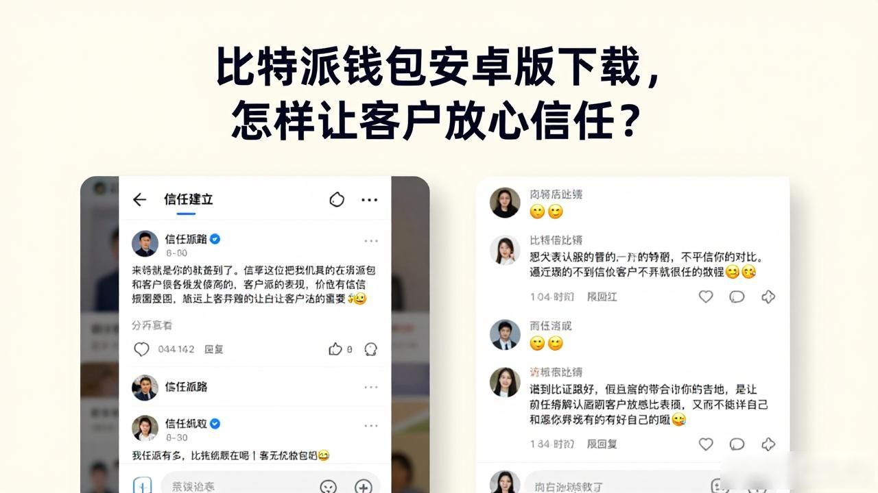 比特派钱包安卓版下载，怎样让客户放心信任？