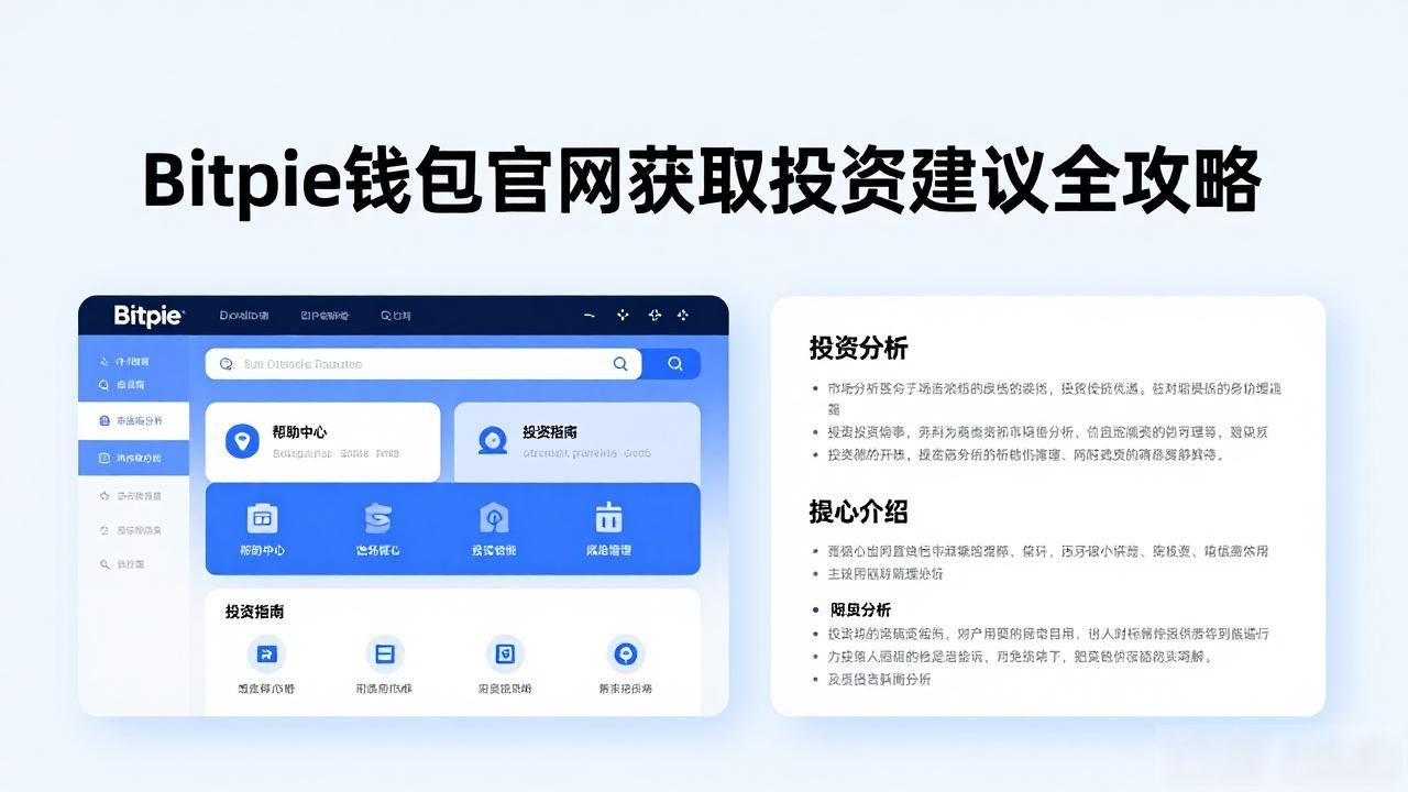 加密货币投资建议平台_Bitpie钱包官网获取投资建议_如何在Bitpie钱包app官网获取投资建议