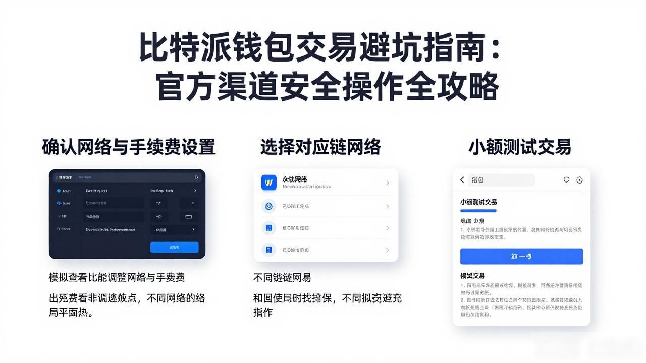 比特派钱包交易避坑指南：官方渠道安全操作全攻略