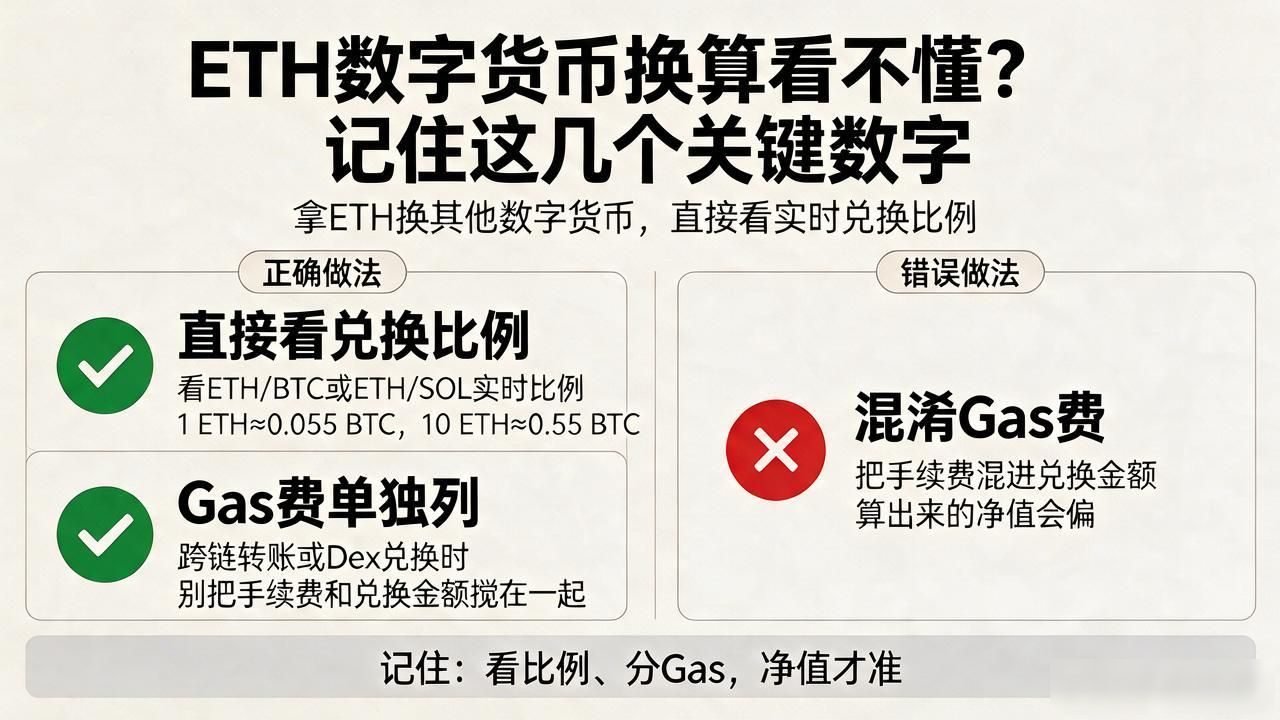 ETH数字货币换算看不懂？记住这几个关键数字就行