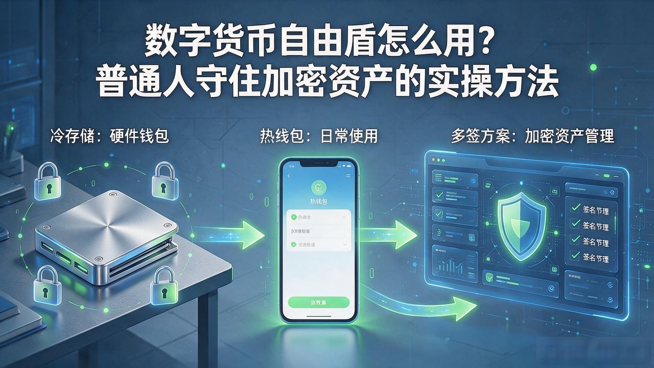 数字货币自由盾怎么用？普通人守住加密资产的实操方法