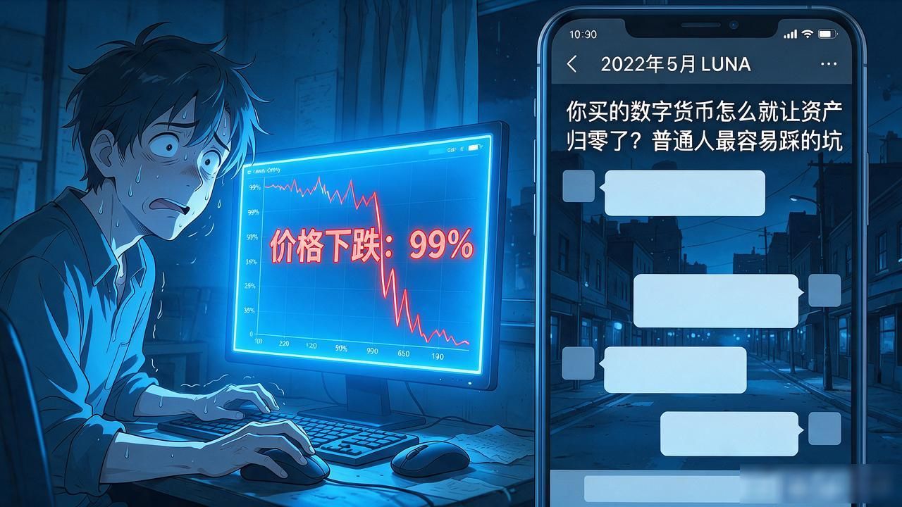 数字货币亏损经历_让资产归零的数字货币_LUNA崩盘教训