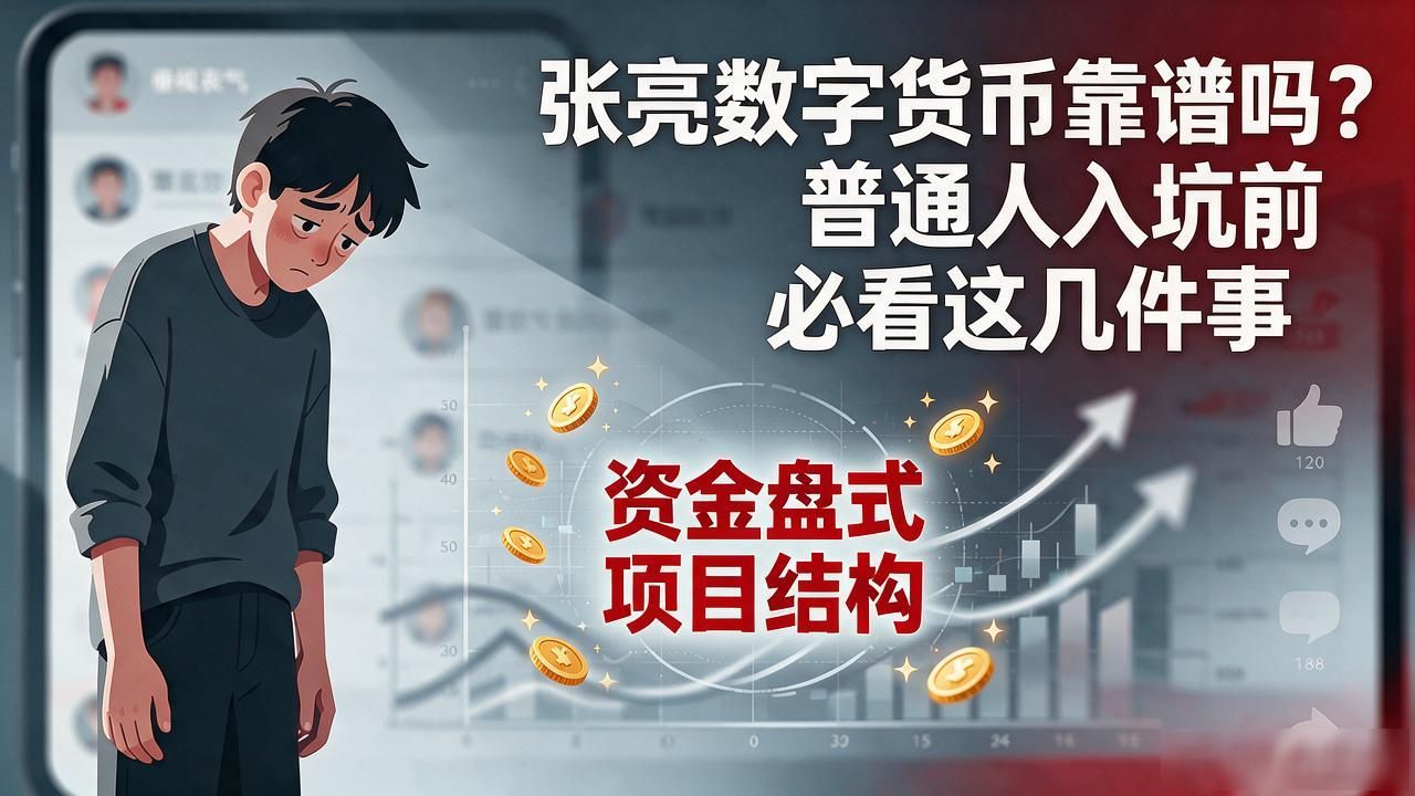 张亮数字货币靠谱吗？普通人入坑前必看这几件事