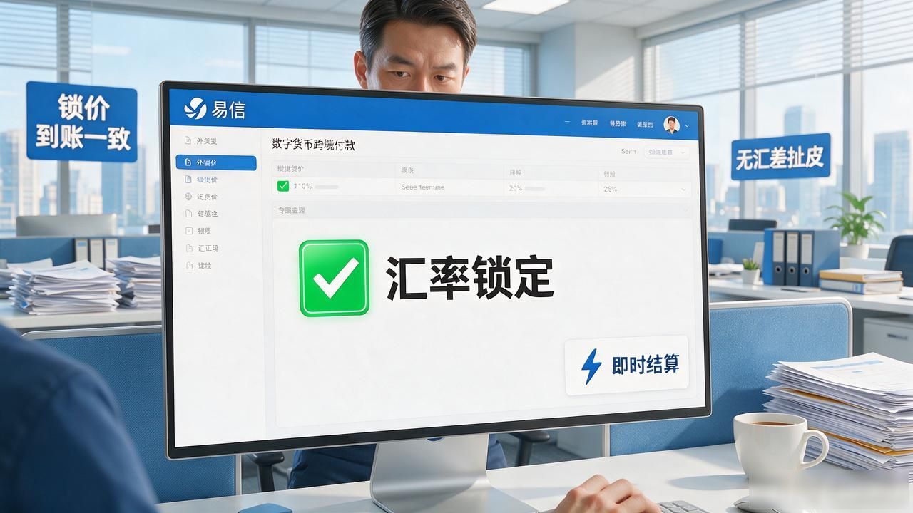 易信支持数字货币，外贸人跨境付款终于不用等银行三七天