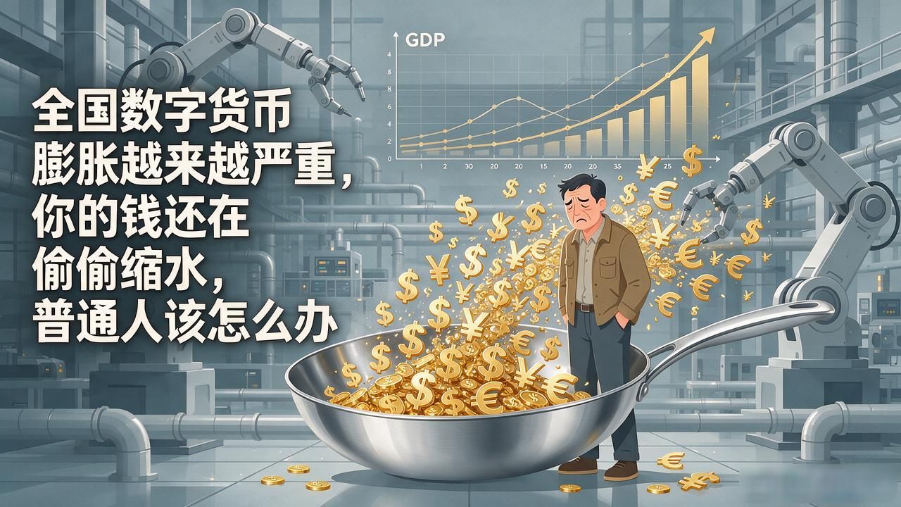 全国数字货币膨胀越来越严重，你的钱还在偷偷缩水，普通人该怎么办