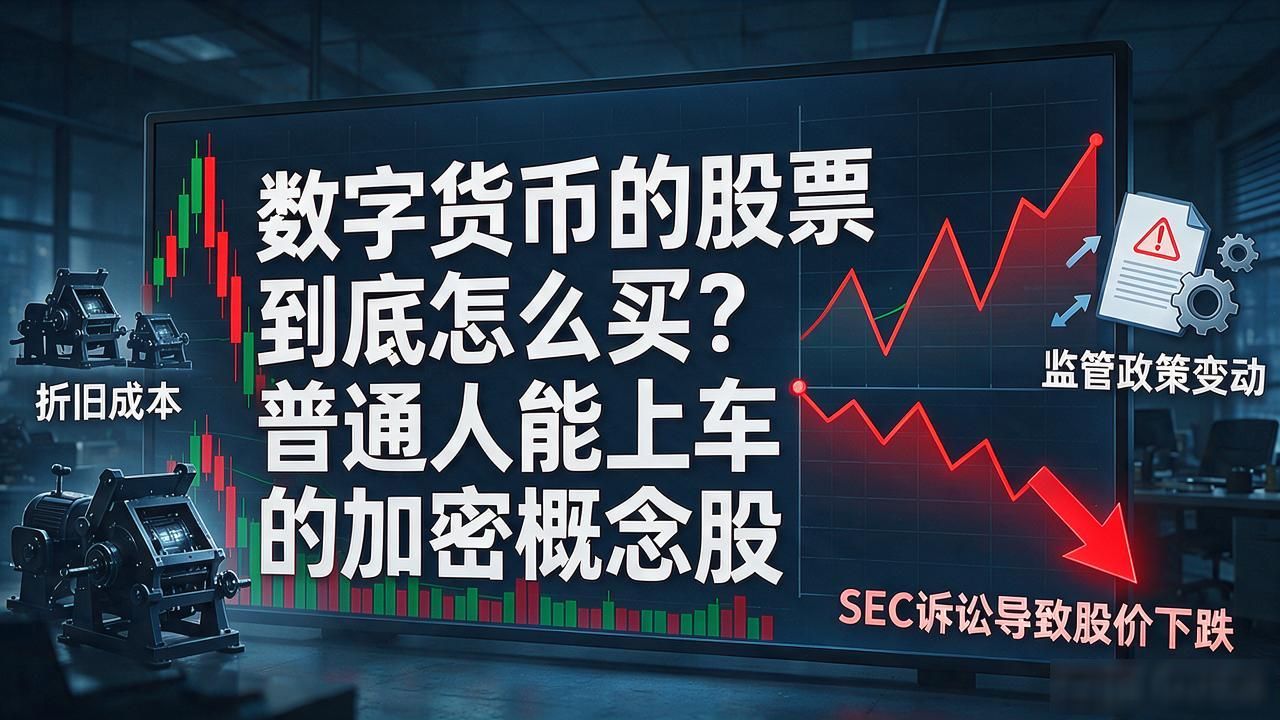 数字货币的的股票到底怎么买？普通人能上车的加密概念股