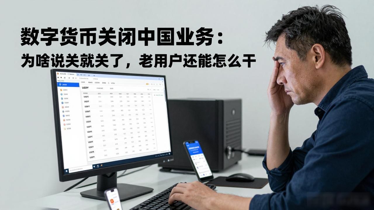 数字货币关闭中国业务：为啥说关就关了，老用户还能怎么干