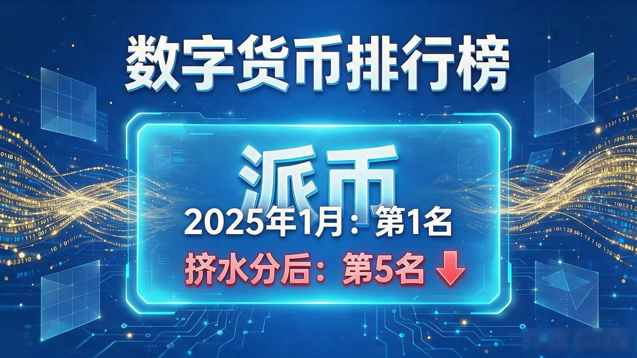 全球数字货币排行里派币排第几？一个研究了三年的老币民跟你说透