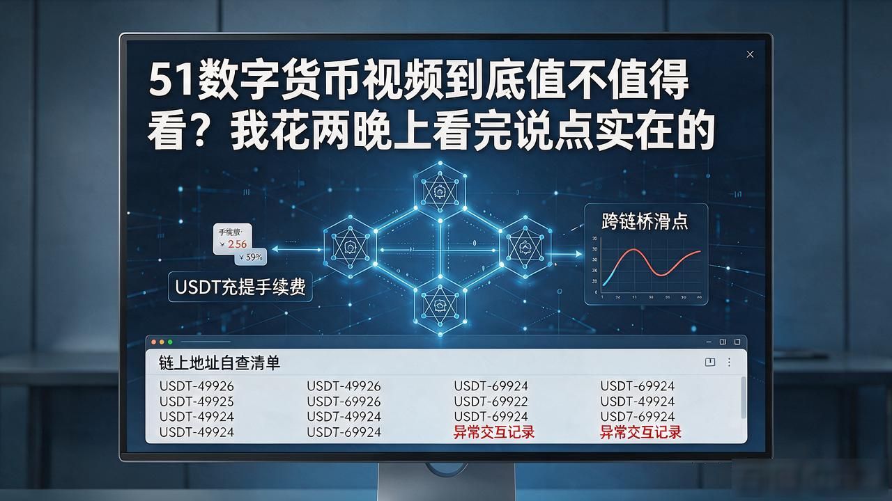 51数字货币视频到底值不值得看？我花两晚上看完说点实在的