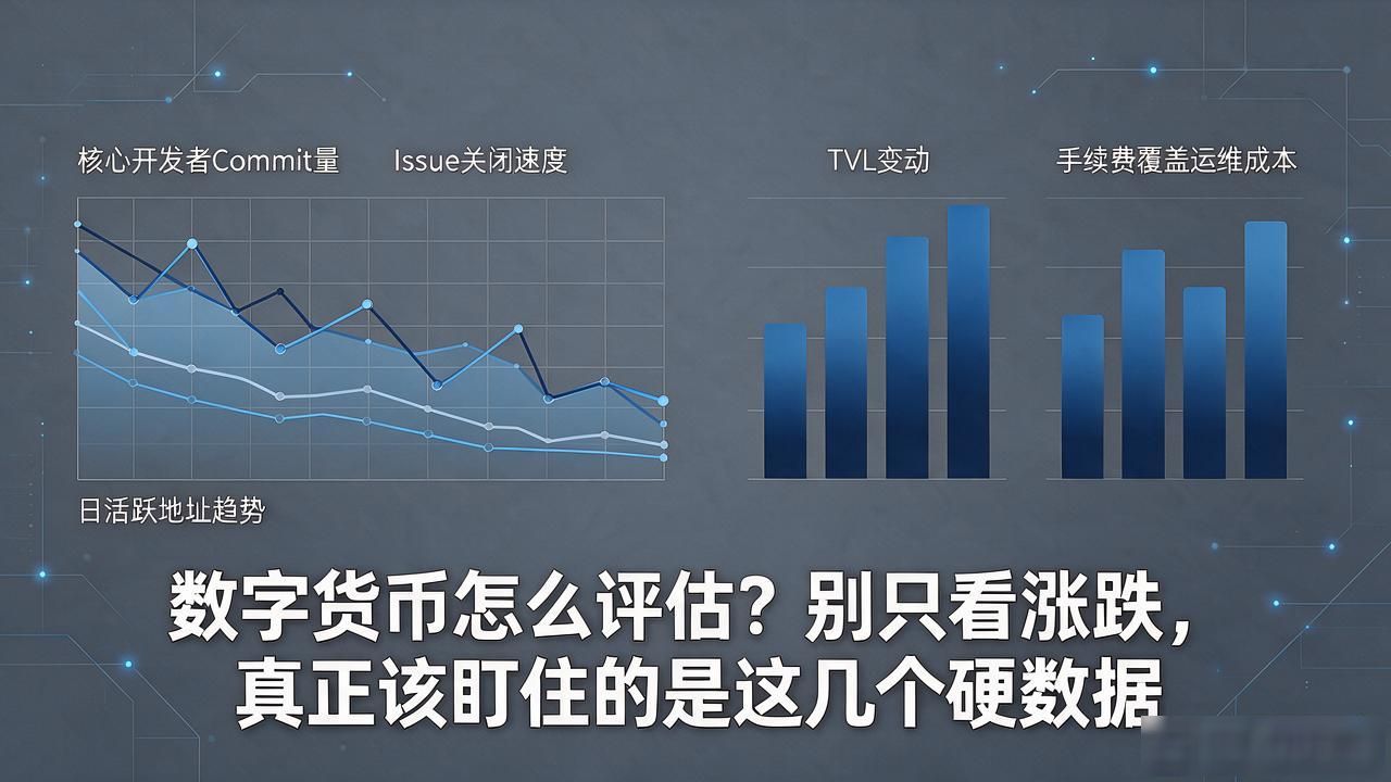 数字货币怎么评估？别只看涨跌，真正该盯住的是这几个硬数据
