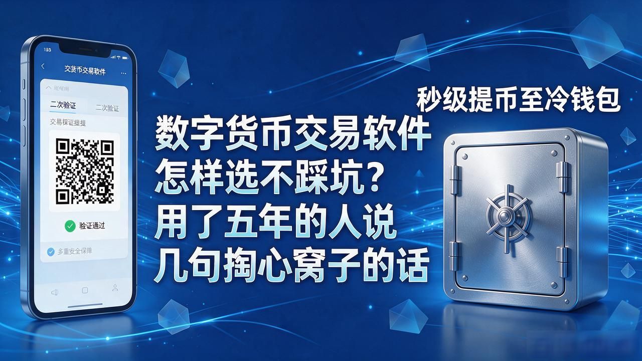 数字货币交易软件怎样选不踩坑？用了五年的人说几句掏心窝子的话