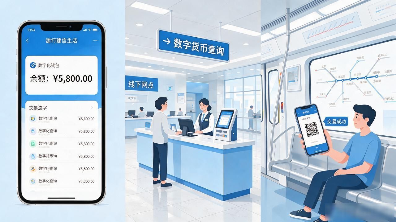 成都数字货币怎么查看余额？App、银行、地铁三个入口都说到