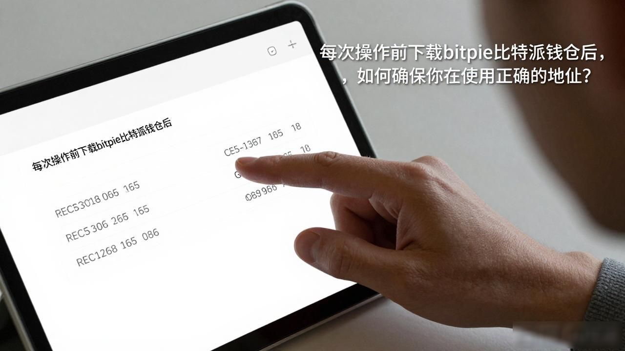 下载bitpie比特派钱包后，如何确保你在使用正确的地址？_比特派钱包接收地址核对_加密货币转账地址错误防范