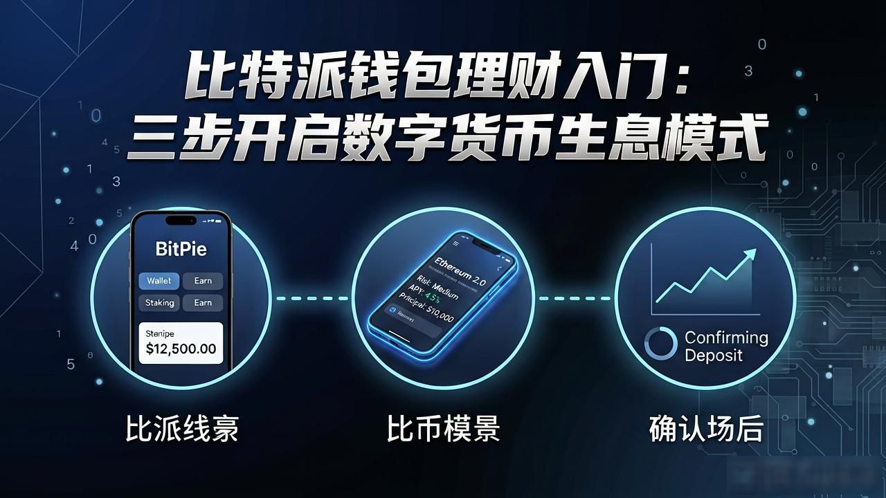比特派钱包理财入门：三步开启数字货币生息模式