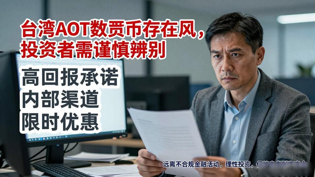 台湾AOT数字货币存在风险，投资者需谨慎辨别