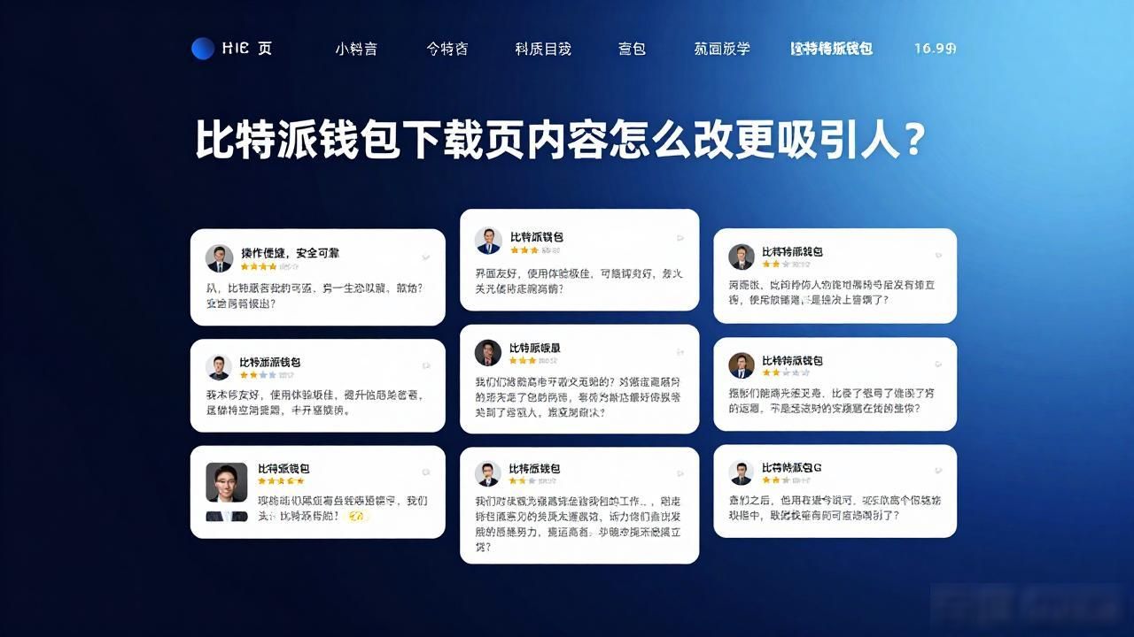 比特派钱包下载页内容怎么改更吸引人？