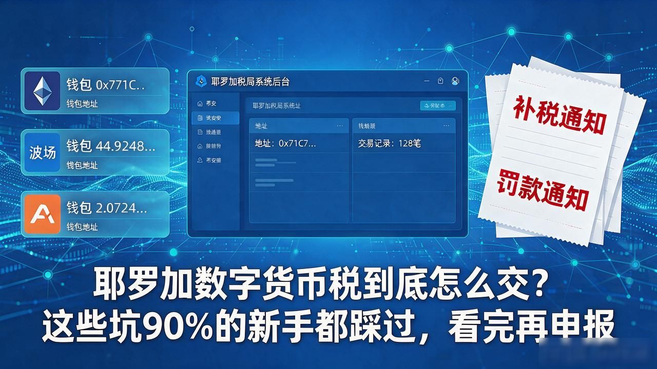 耶罗加数字货币税到底怎么交？这些坑90%的新手都踩过，看完再申报
