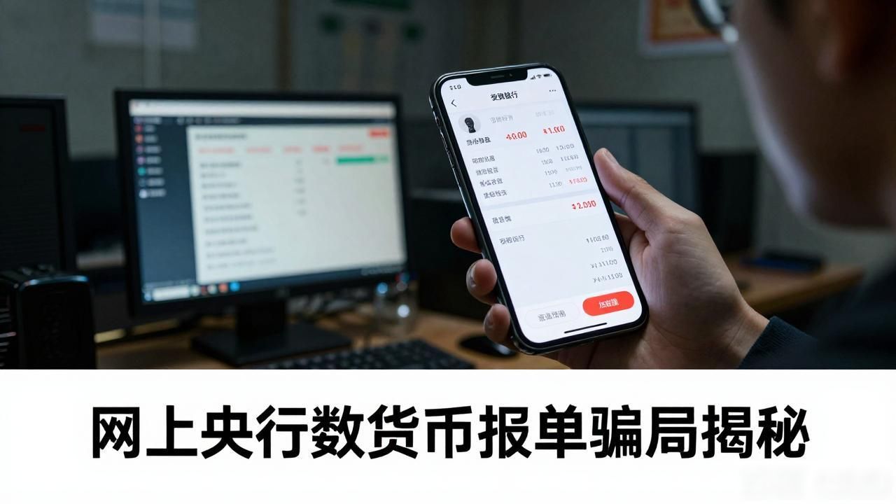 网上央行数字货币报单骗局揭秘