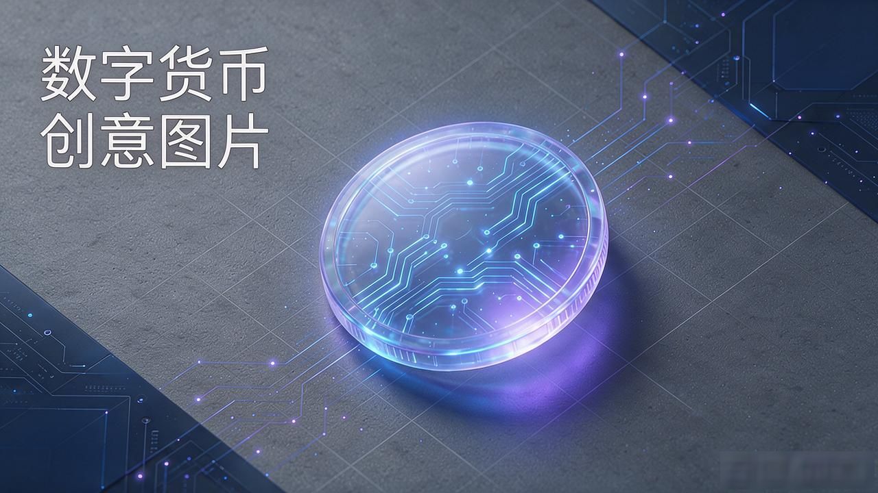数字货币创意图片