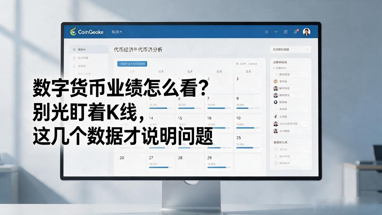 数字货币业绩怎么看？别光盯着K线，这几个数据才说明问题