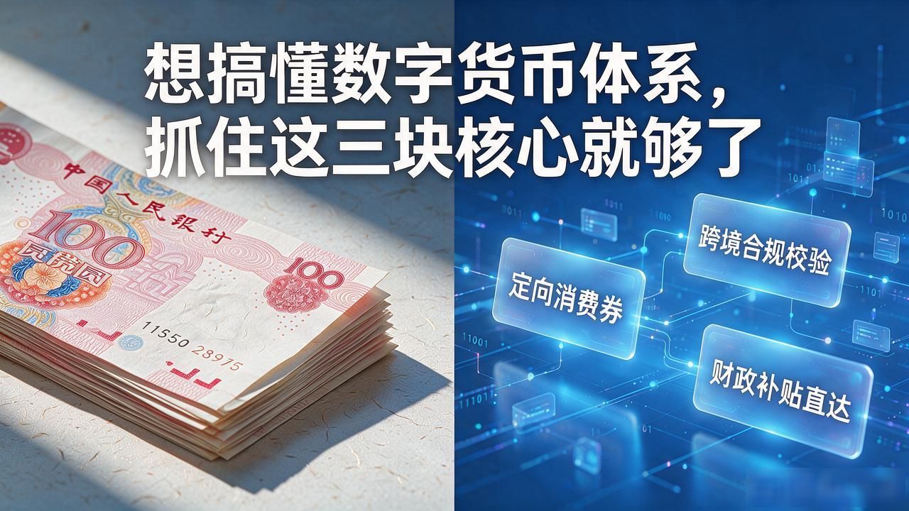 想搞懂数字货币体系，抓住这三块核心就够了