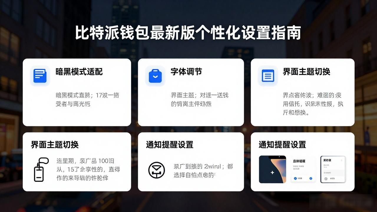 比特派钱包最新版个性化设置指南
