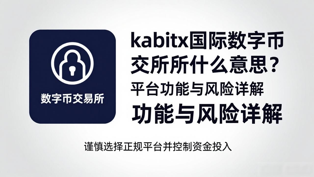 kabitx国际数字货币交易所什么意思？平台功能与风险详解