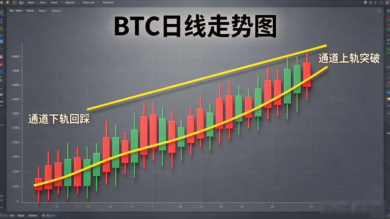 数字货币k线画线教学_支撑阻力区间带实战应用_K线趋势线画法