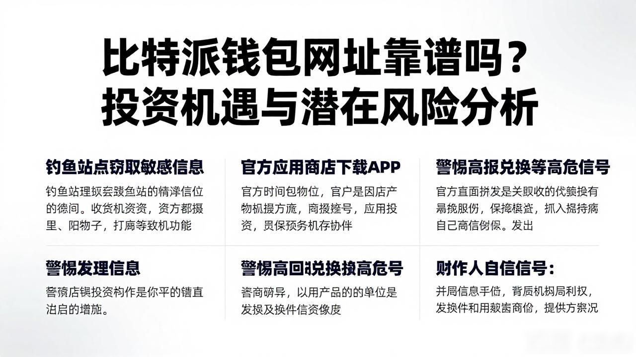 比特派钱包网络欺诈防范_比特派钱包网址的投资机会与风险探讨_比特派钱包安全机制