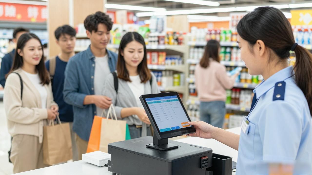 社区超市数字货币支付_数字钱包收银台二维码_数字货币试用点