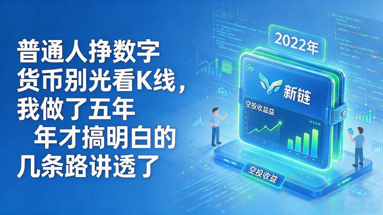 普通人挣数字货币别光看K线，我做了五年才搞明白的几条路讲透了