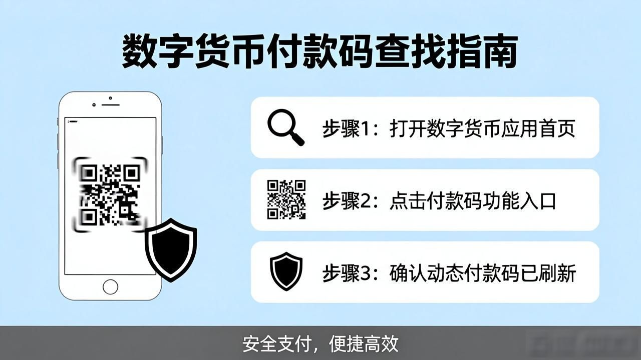 数字货币付款码在哪找？手把手教你快速打开