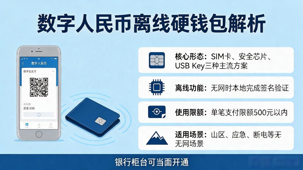 数字人民币能有几种形态？硬钱包、软钱包、嵌入式、智能合约全讲清