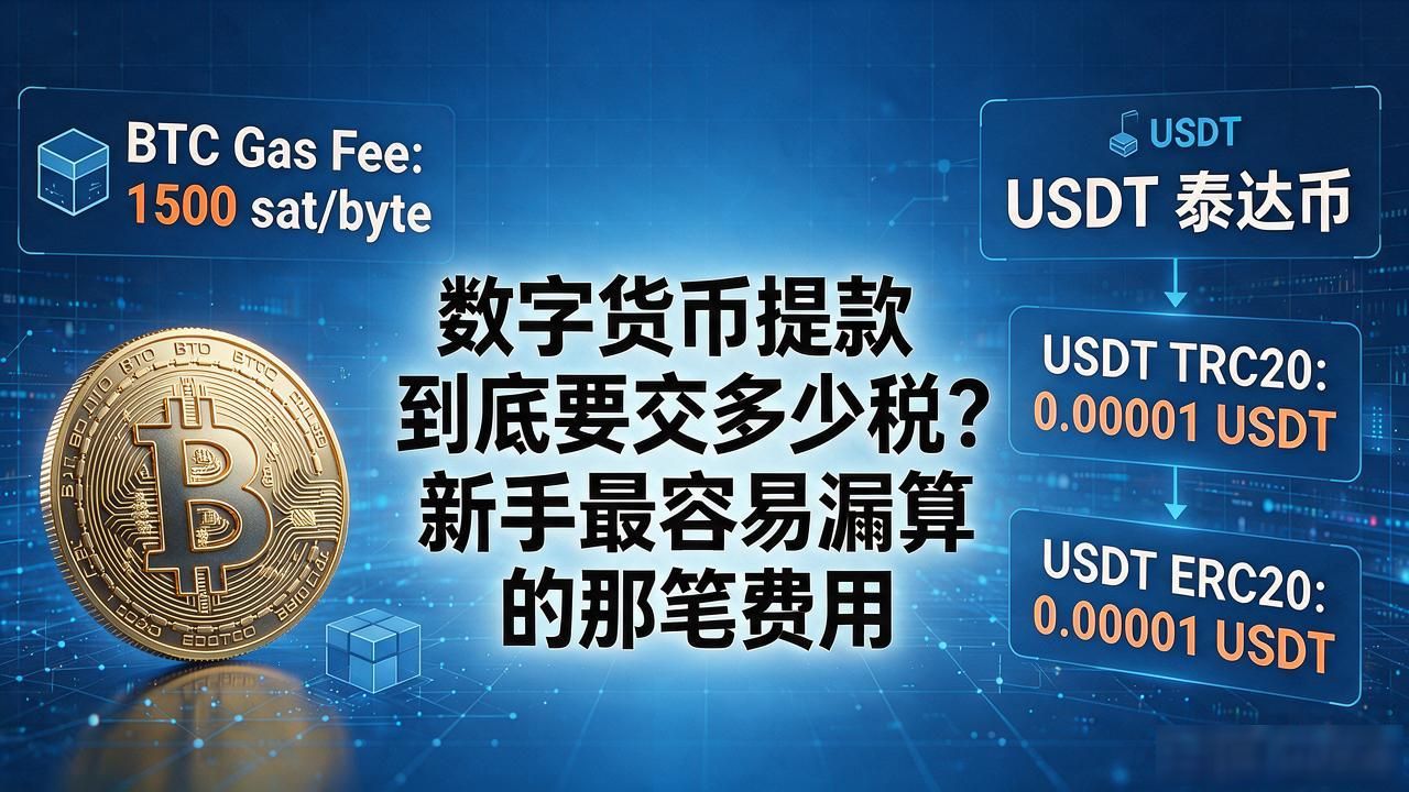 币圈提币手续费与资本利得税详解_数字货币提款隐形税怎么算_数字货币提款要交税费