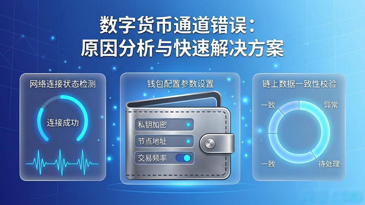 数字货币通道错误：原因分析与快速解决方案