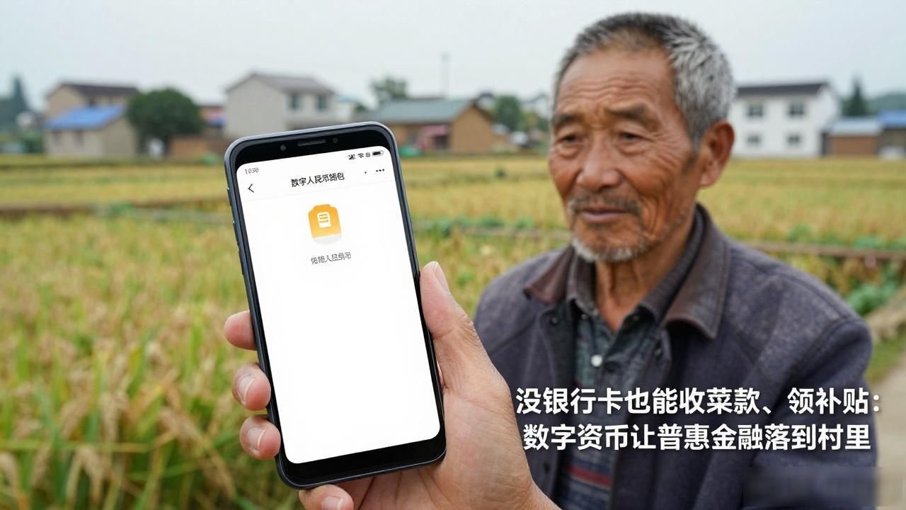没银行卡也能收菜款、领补贴：数字货币让普惠金融落到村里
