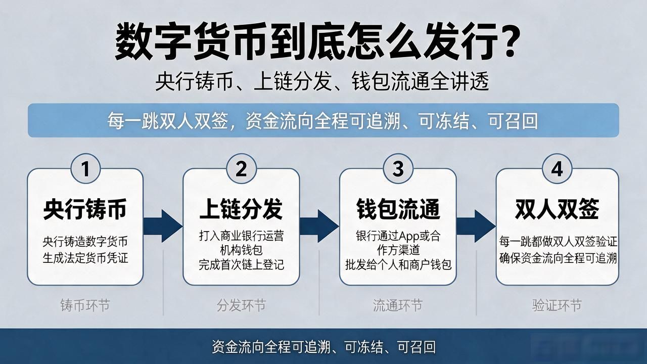 铸币分发清算合规_央行数字货币研发流程_数字货币要如何发行的