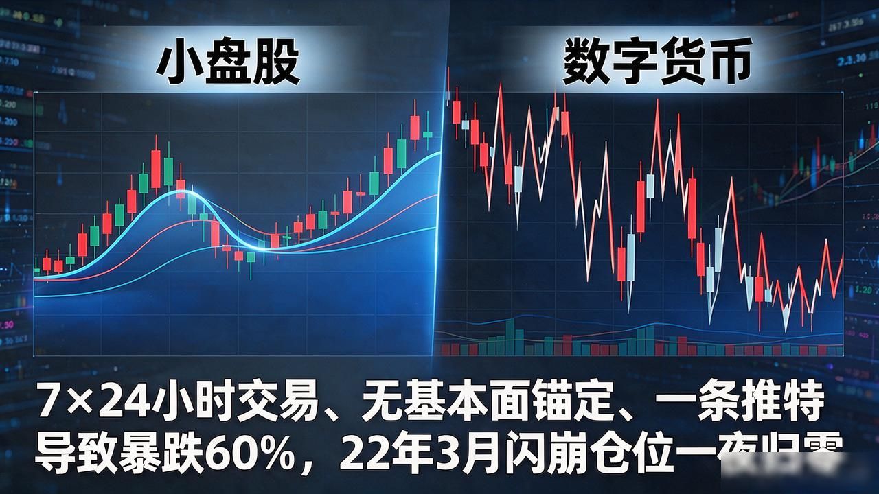 小盘股和数字货币到底怎么搭着投，散户别一上来就全仓梭哈
