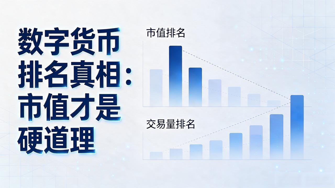 数字货币排名真相：市值才是硬道理