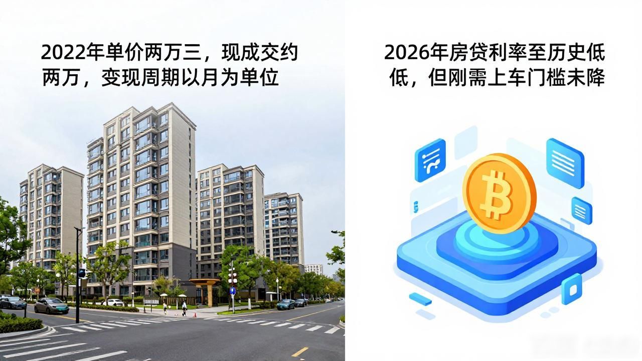 手里有数字货币还要不要买房？2026年两个市场的真实对比