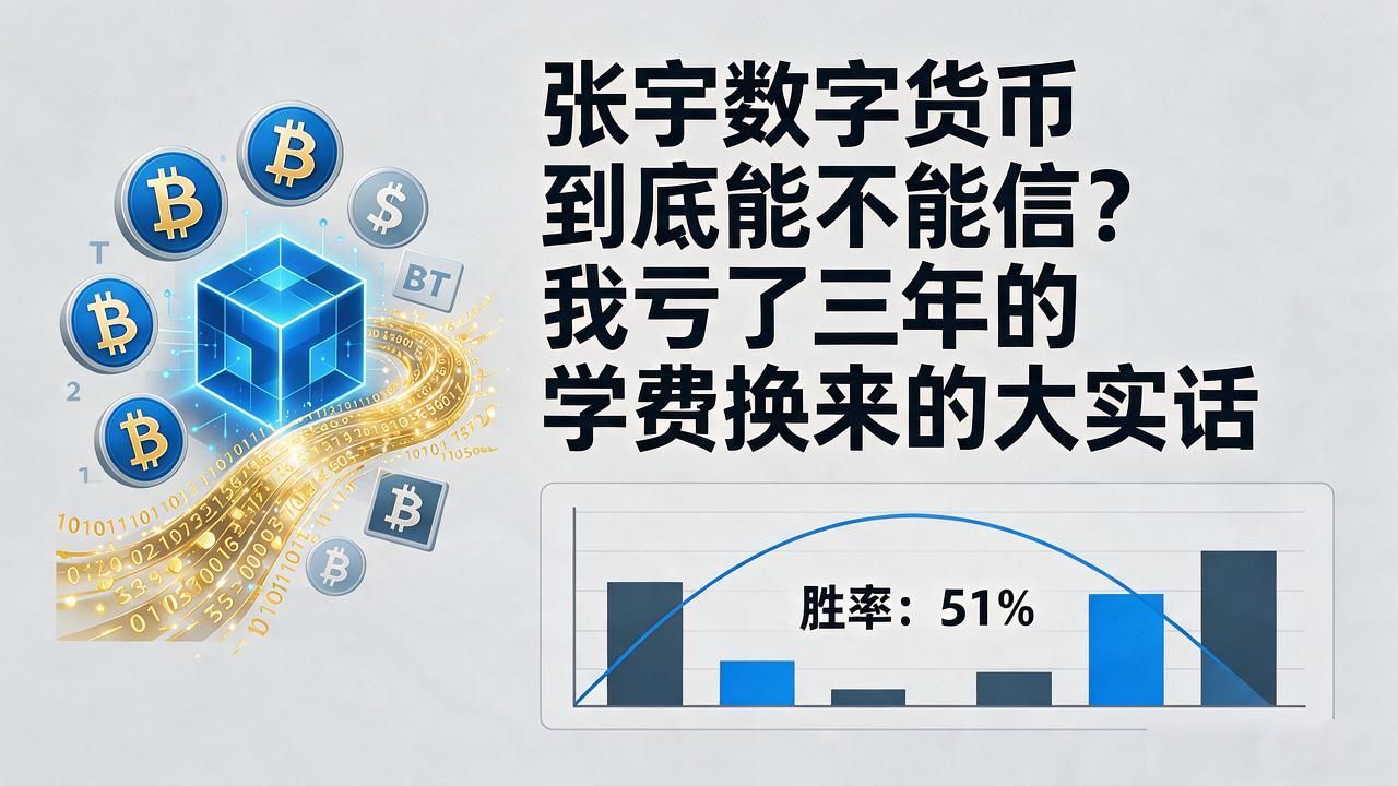 张宇数字货币到底能不能信？我亏了三年的学费换来的大实话