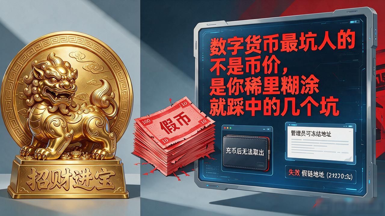 数字货币最坑人的不是币价，是你稀里糊涂就踩中的几个坑