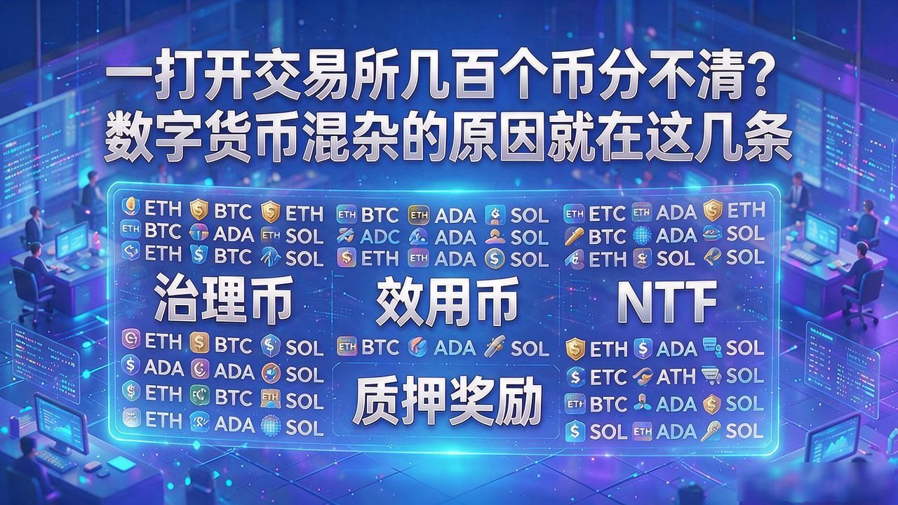 一打开交易所几百个币分不清？数字货币混杂的原因就在这几条